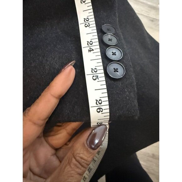 The Kooples Men’s Gray‎ Double-Breasted Wool Blend Overcoat Size FR 46/US 36 - Picture 16 of 16